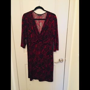 Red Paisley Maxi Dress